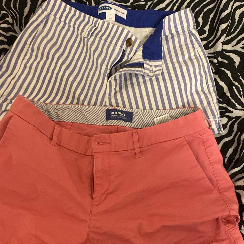 2 pairs of old navy shorts I need both pairs gone asap